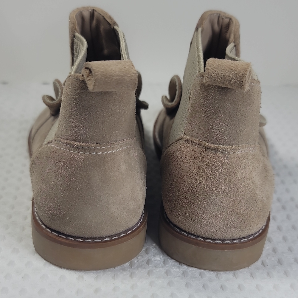 Elephantito Kids Beige Suede Slip-On Shoe - Picture 5 of 6